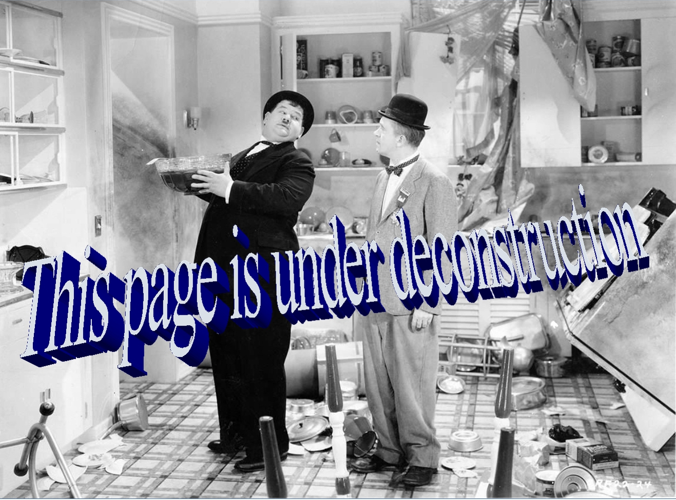 Page under destruction